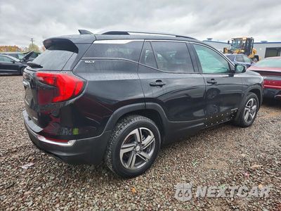 Trzecie zdjęcie samochodu z tyłu: 2021 GMC TERRAIN SLT VIN:3GKALVEV8ML304591 - miniatura
