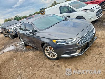 Czwarte zdjęcie samochodu z boku: 2018 FORD FUSION SE VIN:3FA6P0HD4JR148298 - miniatura