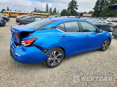 Trzecie zdjęcie samochodu z tyłu: 2023 NISSAN SENTRA SV VIN:3N1AB8CV8PY323137 - miniatura