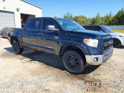 Czwarte zdjęcie samochodu z boku: 2014 TOYOTA TUNDRA CREWMAX SR5 VIN:5TFDW5F1XEX407500 - miniatura