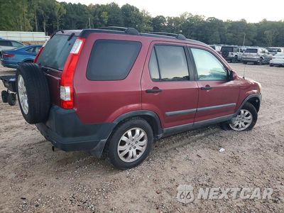 Trzecie zdjęcie samochodu z tyłu: 2006 HONDA CR-V EX VIN:SHSRD78856U428695 - miniatura