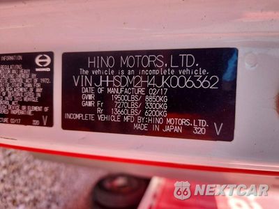 Zdjęcie 12 z 14 samochodu: 2018 HINO 195 BOX TRUCK VIN:JHHSDM2H4JK006362 - miniatura