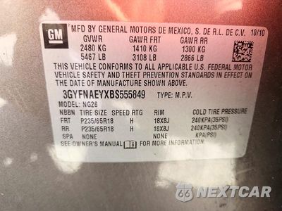 Zdjęcie 13 z 13 samochodu: 2011 CADILLAC SRX LUXURY COLLECTION VIN:3GYFNAEYXBS555849 - miniatura