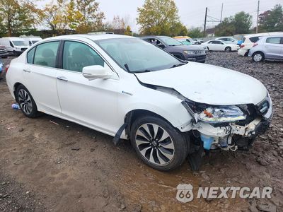 Czwarte zdjęcie samochodu z boku: 2015 HONDA ACCORD TOURING HYBRID VIN:1HGCR6F77FA012502 - miniatura