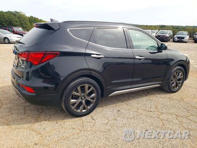 Trzecie zdjęcie samochodu z tyłu: 2017 HYUNDAI SANTA FE ULTIMATE 2.0T VIN:5XYZW4LA6HG472260 - miniatura