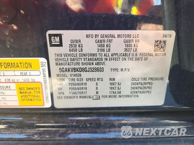 Zdjęcie 13 z 13 samochodu: 2016 BUICK ENCLAVE VIN:5GAKVBKD8GJ328603 - miniatura