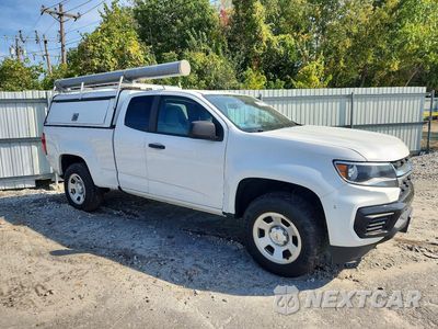 Czwarte zdjęcie samochodu z boku: 2021 CHEVROLET COLORADO VIN:1GCHTBEN1M1212559 - miniatura