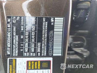 Zdjęcie 13 z 13 samochodu: 2014 MERCEDES-BENZ ML 350 4MATIC VIN:4JGDA5HB8EA370286 - miniatura