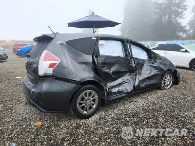 Trzecie zdjęcie samochodu z tyłu: 2015 TOYOTA PRIUS V FOUR VIN:JTDZN3EU4FJ035505 - miniatura