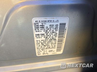 Zdjęcie 13 z 13 samochodu: 2012 NISSAN ROGUE S VIN:JN8AS5MVXCW360366 - miniatura