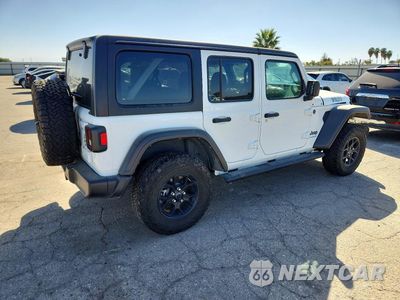 Trzecie zdjęcie samochodu z tyłu: 2024 JEEP WRANGLER 4XE VIN:1C4RJXN65RW121403 - miniatura