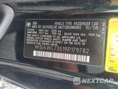 Zdjęcie 12 z 12 samochodu: 2009 BMW 335 I VIN:WBAWL73519P179782 - miniatura