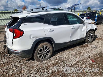 Trzecie zdjęcie samochodu z tyłu: 2019 GMC TERRAIN SLT VIN:3GKALVEX3KL362557 - miniatura