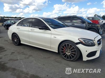 Czwarte zdjęcie samochodu z boku: 2016 MERCEDES-BENZ C 450 4MATIC AMG VIN:55SWF6EB8GU169876 - miniatura