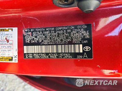 Zdjęcie 12 z 12 samochodu: 2007 TOYOTA CAMRY LE VIN:JTNBE46K673002513 - miniatura