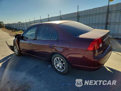 Drugie zdjęcie samochodu z przodu: 2003 HONDA CIVIC LX VIN:JHMES16573S002330 - miniatura