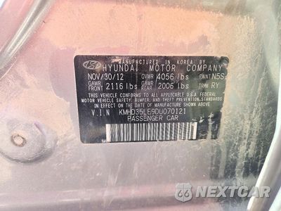 Zdjęcie 12 z 12 samochodu: 2013 HYUNDAI ELANTRA GT BASE VIN:KMHD35LE9DU070121 - miniatura