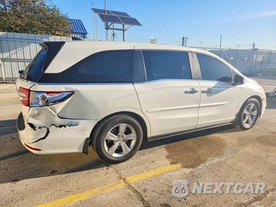 Trzecie zdjęcie samochodu z tyłu: 2019 HONDA ODYSSEY EXL VIN:5FNRL6H74KB029427 - miniatura
