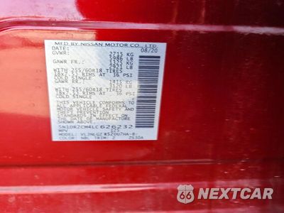 Zdjęcie 13 z 13 samochodu: 2020 NISSAN PATHFINDER SL VIN:5N1DR2CM4LC626232 - miniatura