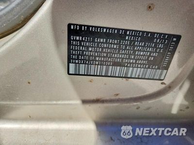 Zdjęcie 12 z 12 samochodu: 2013 VOLKSWAGEN JETTA SE VIN:3VWDX7AJXDM310363 - miniatura