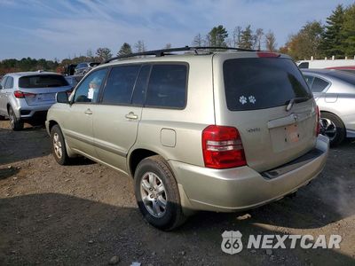 Drugie zdjęcie samochodu z przodu: 2003 TOYOTA HIGHLANDER BASE VIN:JTEGD21A530070695 - miniatura