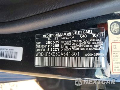 Zdjęcie 12 z 12 samochodu: 2012 MERCEDES-BENZ E 350 VIN:WDDHF5KB6CA541801 - miniatura