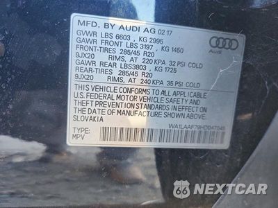 Zdjęcie 13 z 13 samochodu: 2017 AUDI Q7 PREMIUM PLUS VIN:WA1LAAF79HD047045 - miniatura