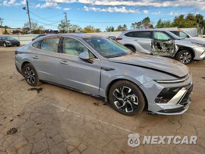Czwarte zdjęcie samochodu z boku: 2024 HYUNDAI SONATA SEL VIN:KMHL64JA9RA407053 - miniatura