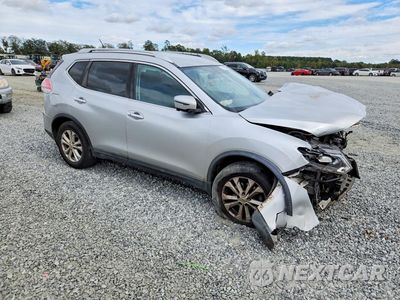 Czwarte zdjęcie samochodu z boku: 2016 NISSAN ROGUE SV VIN:KNMAT2MT2GP726603 - miniatura