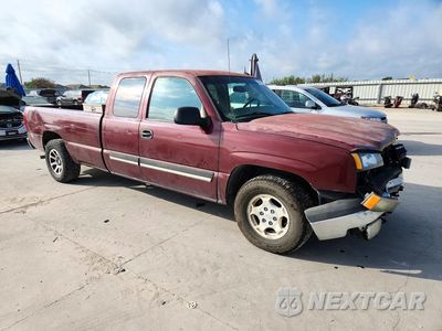 Czwarte zdjęcie samochodu z boku: 2003 CHEVROLET SILVERADO C1500 VIN:1GCEC19T23E220005 - miniatura