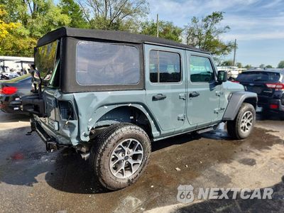 Trzecie zdjęcie samochodu z tyłu: 2026 JEEP WRANGLER SPORT VIN:1C4PJXDG7TW252180 - miniatura