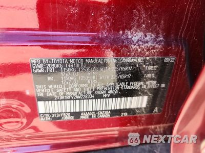 Zdjęcie 13 z 13 samochodu: 2022 TOYOTA RAV4 LE VIN:2T3H1RFV2NW228334 - miniatura
