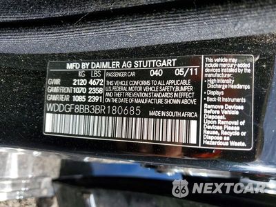 Zdjęcie 12 z 12 samochodu: 2011 MERCEDES-BENZ C 300 4MATIC VIN:WDDGF8BB3BR180685 - miniatura