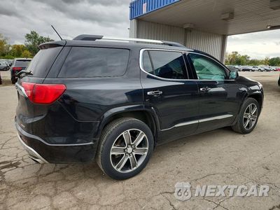 Trzecie zdjęcie samochodu z tyłu: 2017 GMC ACADIA DENALI VIN:1GKKNXLS1HZ301775 - miniatura