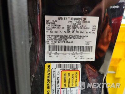 Zdjęcie 12 z 12 samochodu: 2015 FORD F-250 VIN:1FTBF2B60FEB84839 - miniatura