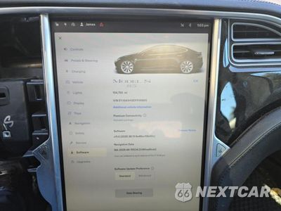 Zdjęcie 8 z 10 samochodu: 2014 TESLA MODEL S VIN:5YJSA1H12EFP35855 - miniatura