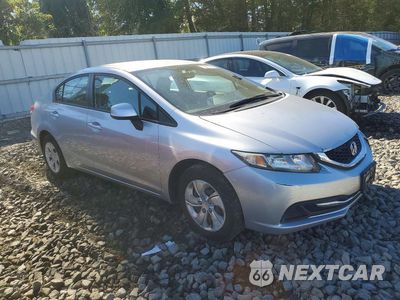 Czwarte zdjęcie samochodu z boku: 2013 HONDA CIVIC LX VIN:19XFB2F54DE282742 - miniatura