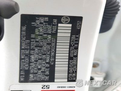 Zdjęcie 12 z 12 samochodu: 2019 TOYOTA CAMRY SE VIN:4T1B11HK5KU286307 - miniatura