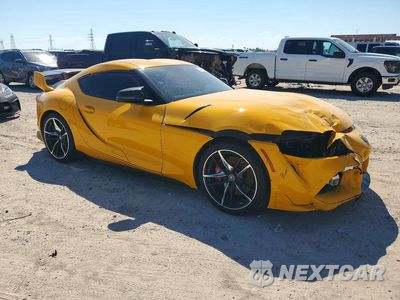 Czwarte zdjęcie samochodu z boku: 2021 TOYOTA GR SUPRA 3.0 PREMIUM VIN:WZ1DB0C08MW036319 - miniatura