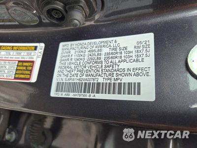 Zdjęcie 14 z 14 samochodu: 2021 HONDA CR-V EXL VIN:5J6RW1H82MA007872 - miniatura