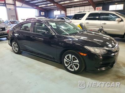Czwarte zdjęcie samochodu z boku: 2017 HONDA CIVIC LX VIN:19XFC2E53HE041419 - miniatura