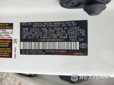 Zdjęcie 12 z 12 samochodu: 2009 TOYOTA CAMRY BASE VIN:4T4BE46K99R099421 - miniatura