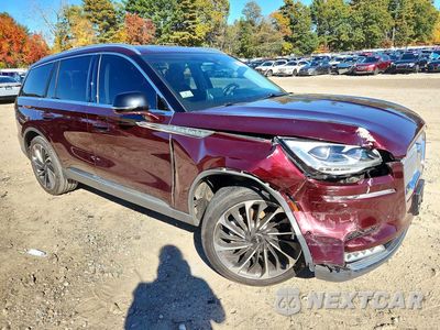 Czwarte zdjęcie samochodu z boku: 2020 LINCOLN AVIATOR RESERVE VIN:5LM5J7XC1LGL20198 - miniatura