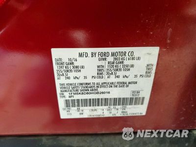 Zdjęcie 13 z 13 samochodu: 2017 FORD EXPLORER XLT VIN:1FM5K8D80HGB26016 - miniatura