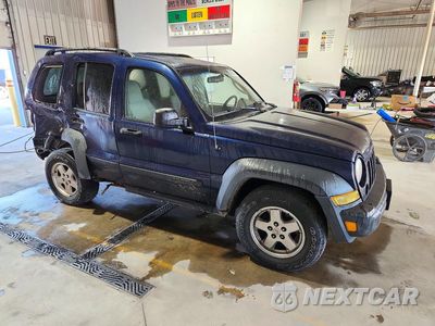 Czwarte zdjęcie samochodu z boku: 2006 JEEP LIBERTY SPORT VIN:1J4GL48KX6W179487 - miniatura