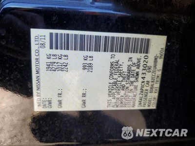Zdjęcie 12 z 12 samochodu: 2012 NISSAN ALTIMA 2.5 VIN:1N4AL2APXCN433020 - miniatura