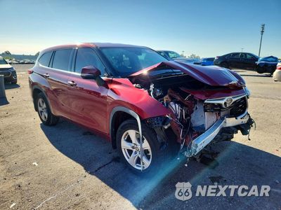 Czwarte zdjęcie samochodu z boku: 2020 TOYOTA HIGHLANDER LE VIN:5TDBZRBH9LS043436 - miniatura