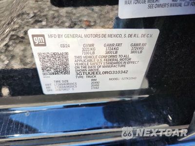 Zdjęcie 13 z 13 samochodu: 2024 GMC SIERRA K1500 AT4 VIN:3GTUUEEL0RG310342 - miniatura