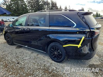 Drugie zdjęcie samochodu z przodu: 2024 TOYOTA SIENNA XLE VIN:5TDYRKEC9RS184081 - miniatura