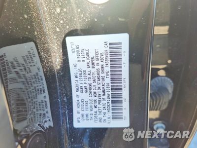 Zdjęcie 12 z 12 samochodu: 2017 HONDA ACCORD LX VIN:1HGCR2F35HA190854 - miniatura